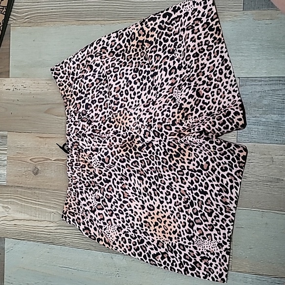 Cheetah Print Men's Swim Trunks - Picture 2 of 4